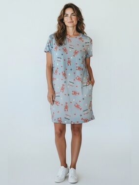 🫶🏻 JoySpun Pinch Me I’m Dreaming Lobster Print Nightgown NWOT